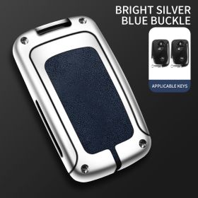 European And American Style Zinc Alloy Keycase (Option: Silver blue single shell)