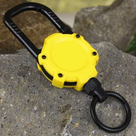 Magnetic Camping Anti-lost Keychain (Color: Yellow)