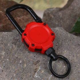 Magnetic Camping Anti-lost Keychain (Color: Red)