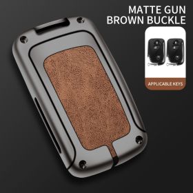 European And American Style Zinc Alloy Keycase (Option: Gun Brown Single Shell)