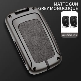 European And American Style Zinc Alloy Keycase (Option: Gun Grey Single Shell)