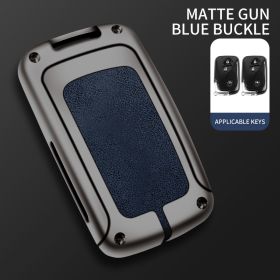 European And American Style Zinc Alloy Keycase (Option: Gun Blue Single Shell)