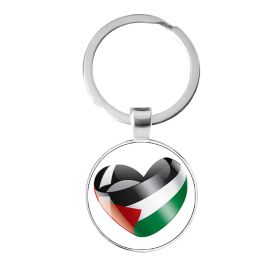 Palestinian Flag Time Stone Pendant (Option: Style 21)