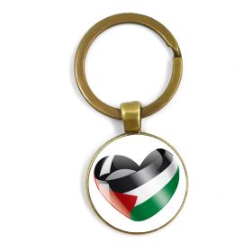 Palestinian Flag Time Stone Pendant (Option: Style 23)