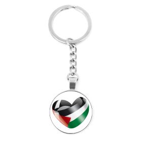 Palestinian Flag Time Stone Pendant (Option: Style 24)