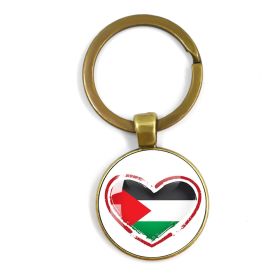 Palestinian Flag Time Stone Pendant (Option: Style 19)