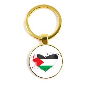 Palestinian Flag Time Stone Pendant (Option: Style 10)