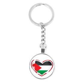 Palestinian Flag Time Stone Pendant (Option: Style 20)