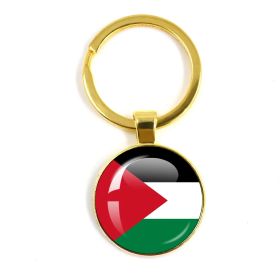 Palestinian Flag Time Stone Pendant (Option: Style 2)