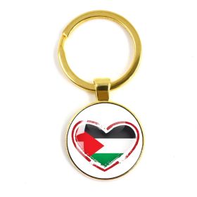 Palestinian Flag Time Stone Pendant (Option: Style 18)