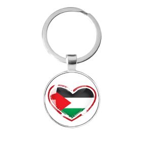 Palestinian Flag Time Stone Pendant (Option: Style 17)