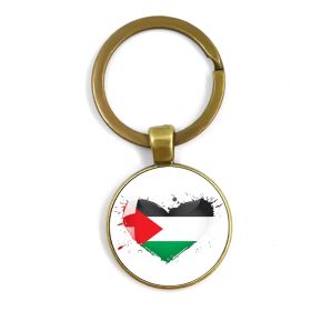 Palestinian Flag Time Stone Pendant (Option: Style 11)