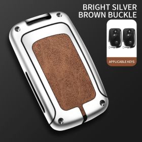 European And American Style Zinc Alloy Keycase (Option: Silver brown single shell)