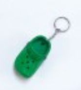 Fashion Simple Slide Style Keychain Pendant (Option: Dark green)